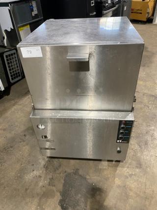American Dish Service ET Series Commercial Stainless Steel Undercounter Dishwashing Machine! SN: WWS080206! 120V! On Legs!