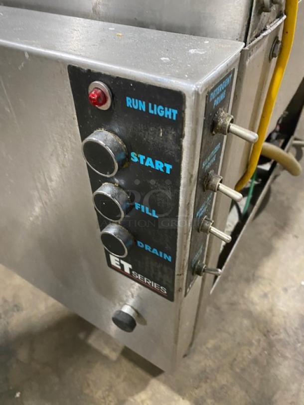 American Dish Service ET Series Commercial Stainless Steel Undercounter Dishwashing Machine! SN: WWS080206! 120V! On Legs! - Image 6 of 8