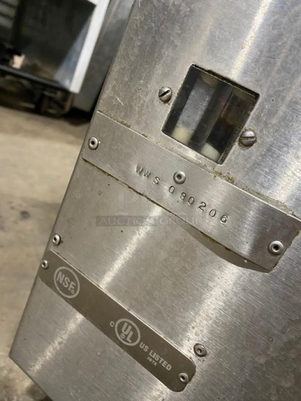 American Dish Service ET Series Commercial Stainless Steel Undercounter Dishwashing Machine! SN: WWS080206! 120V! On Legs! - Image 7 of 8