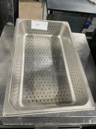 Commercial Stainless Steel Perforated Hotel/Steamtable Pan!