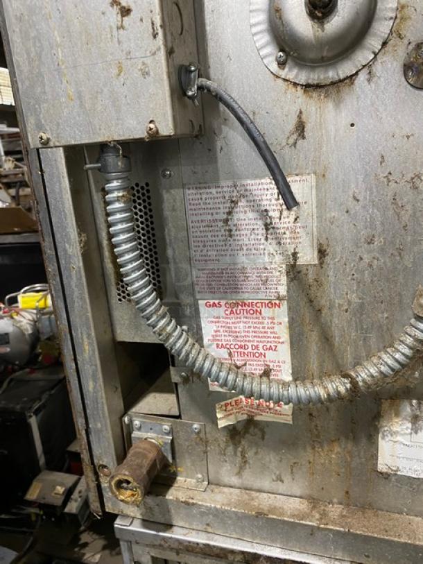 Blodgett Commercial Stainless Steel Natural Gas Powered Double Stacked Dual Flow Convection Oven! With Thermostatic Controls! With Wire Oven Racks! SN: 020205EA002B! 2X Your Bid Makes One Unit! - Image 10 of 10