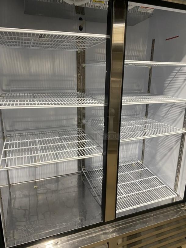 Beverage-Air Commercial Stainless Steel Solid 2 Door Reach In Refrigerator! With Digital Thermostat Controls! With Poly Coated Wire Racks! Model: KR48-1AS SN: 9030916! 115V 1 Phase! On Casters! - Image 5 of 9