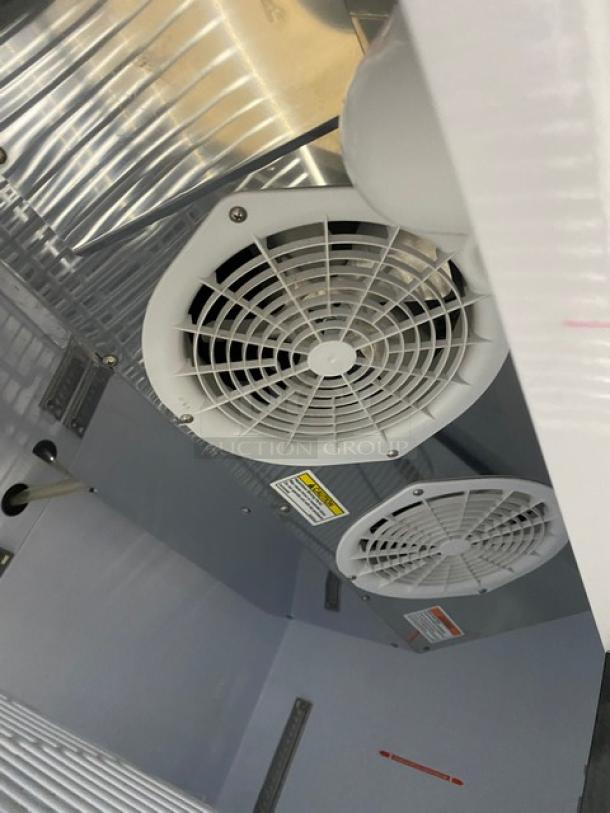 Beverage-Air Commercial Stainless Steel Solid 2 Door Reach In Refrigerator! With Digital Thermostat Controls! With Poly Coated Wire Racks! Model: KR48-1AS SN: 9030916! 115V 1 Phase! On Casters! - Image 6 of 9