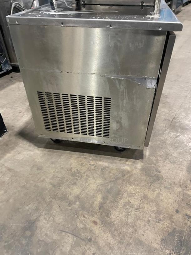Everest Commercial Stainless Steel 3 Door Undercounter Worktop Freezer! With Poly Coated Wire Rack! Model: ETF3 SN: BTF313070014! 115V 1 Phase! On Casters! - Image 3 of 9