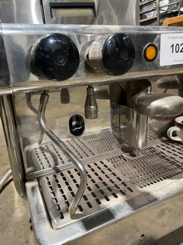 VFA Express Commercial Stainless Steel Electric Powered Countertop Double Espresso/Coffee Machine! With Drip Tray! Model: CP SN: 015830S! 115-220V! - Image 7 of 9