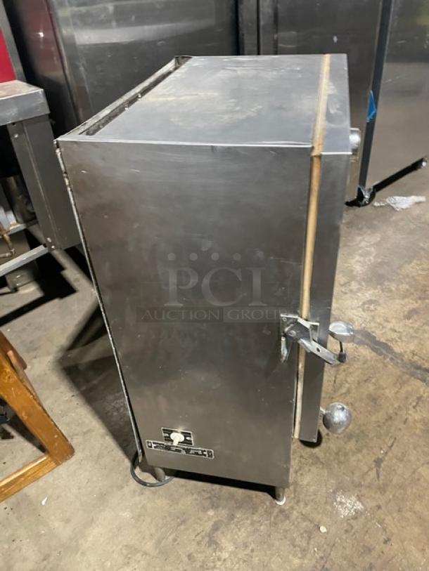 Silver King Commercial Stainless Steel Electric Powered Refrigerated Countertop Milk/Creme Beverage Dispenser! With 2 Dispensers! Model: SK02-R-S SN: 106598R! 115V! On Legs! - Image 2 of 8