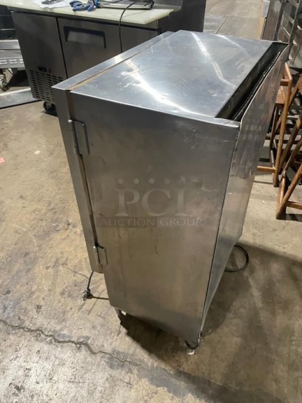Silver King Commercial Stainless Steel Electric Powered Refrigerated Countertop Milk/Creme Beverage Dispenser! With 2 Dispensers! Model: SK02-R-S SN: 106598R! 115V! On Legs! - Image 3 of 8