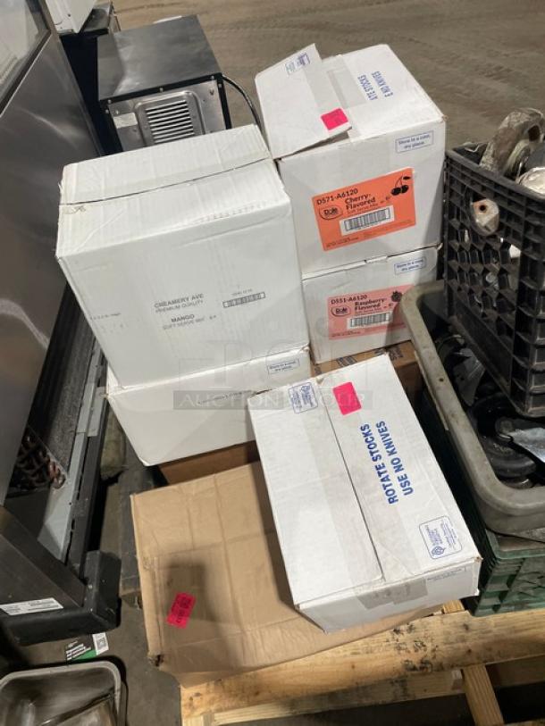 MIXED PALLET! Lot Of Misc. Commercial Heavy-Duty Casters! With Dole Multiple Flavors Soft-Serve Mix! & More! ALL ONE MONEY! - Image 2 of 5