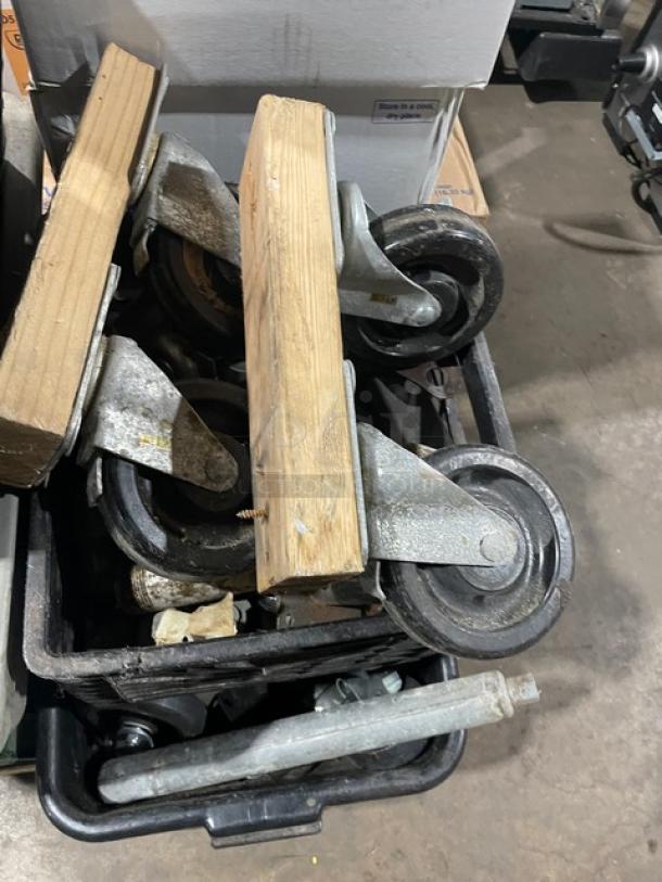 MIXED PALLET! Lot Of Misc. Commercial Heavy-Duty Casters! With Dole Multiple Flavors Soft-Serve Mix! & More! ALL ONE MONEY! - Image 4 of 5