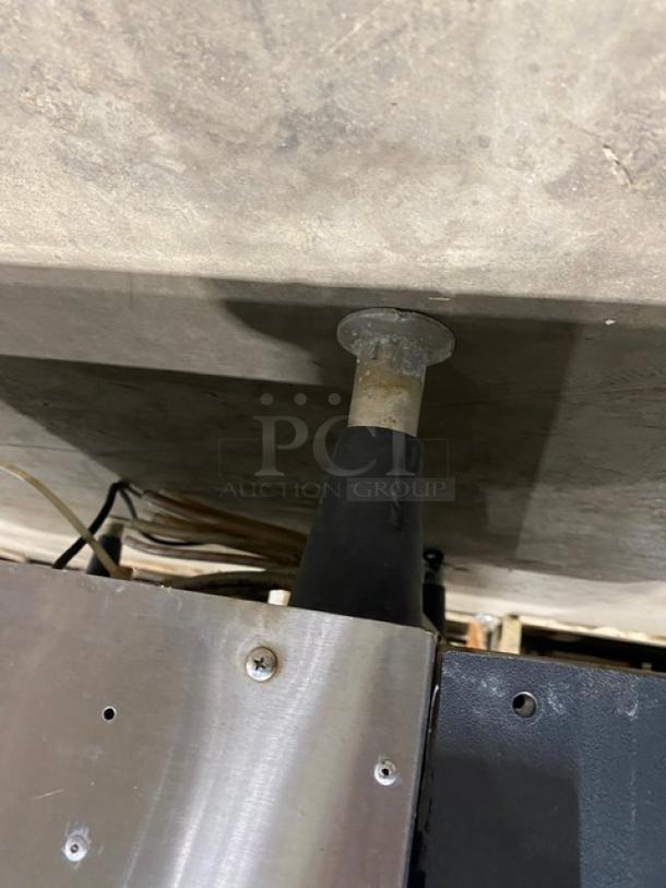 Cornelius Commercial Stainless Steel Electric Powered Countertop Ice/Cold Beverage Dispenser! With 8 UFB-1™ Sanitary Levers! Model: DF250-BC SN: 62A0251DF024! 115V 1 Phase! On Legs! - Image 8 of 13
