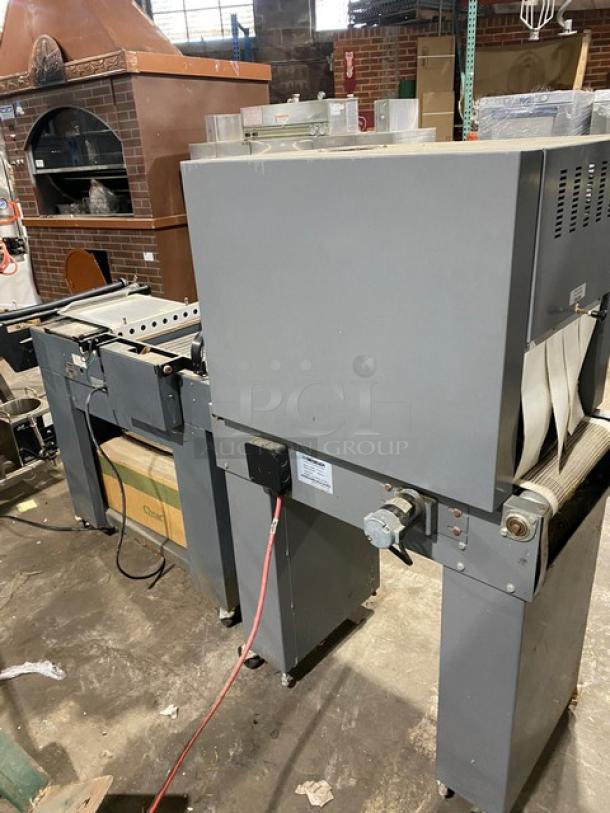 Beseler Commercial Electeric Powered Heavy Duty Shrink Wrap System Machine/Heat Tunnel Combo! Model: HS-1520D SN: J1A13120! 115V 1 Phase / Model: TD-16-10 SN: 040600122! 220V 1 Phase! On Casters! All One Money! - Image 4 of 13