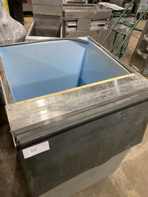 Hoshizaki Commercial Stainless Steel Ice Storage Bin! With Heavy-Duty Top Hinged Lift-Up Style Lid! On Legs! - Image 6 of 10