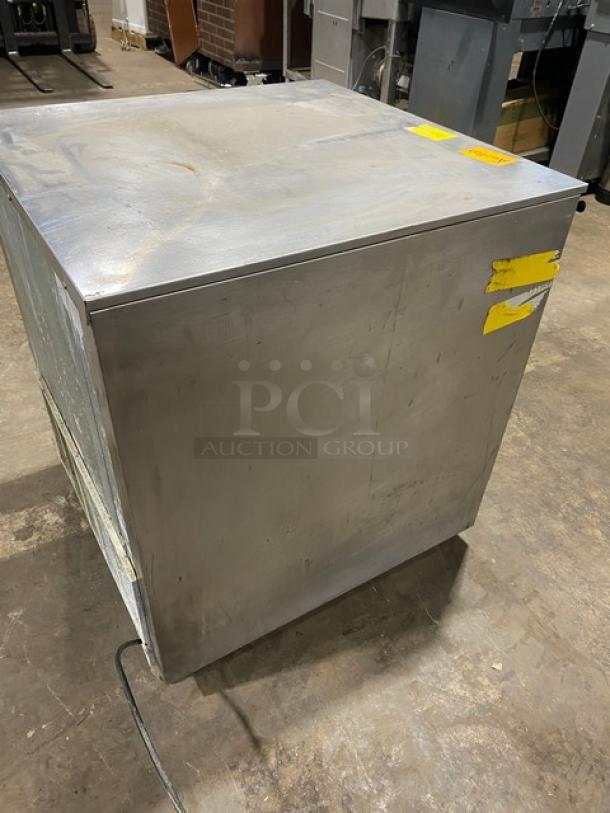 Beverage-Air Commercial Stainless Steel Single Door Undercounter Freezer! With Poly Coated Wire Rack! Model: UCF27A SN: 6006460! 115V 1 Phase! On casters! - Image 4 of 9