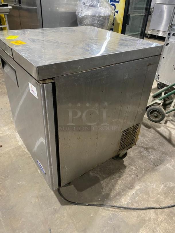 Atosa Commercial Stainless Steel Single Door Undercounter Freezer! With Poly Coated Wire Rack! Model: MGF8405GR SN: MGF8405GRAUS100318071100C40011! 115V 1 Phase! On Casters! - Image 2 of 10