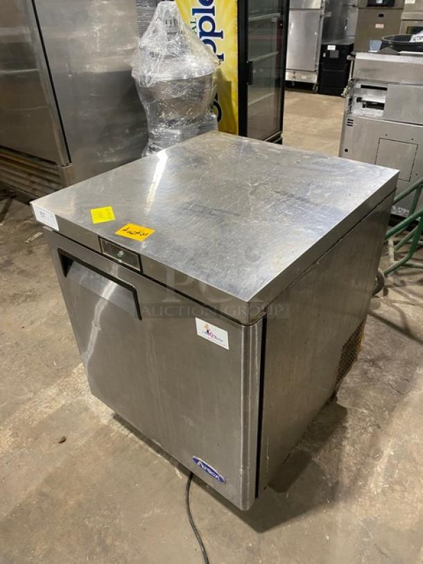 Atosa Commercial Stainless Steel Single Door Undercounter Freezer! With Poly Coated Wire Rack! Model: MGF8405GR SN: MGF8405GRAUS100318071100C40011! 115V 1 Phase! On Casters! - Image 10 of 10