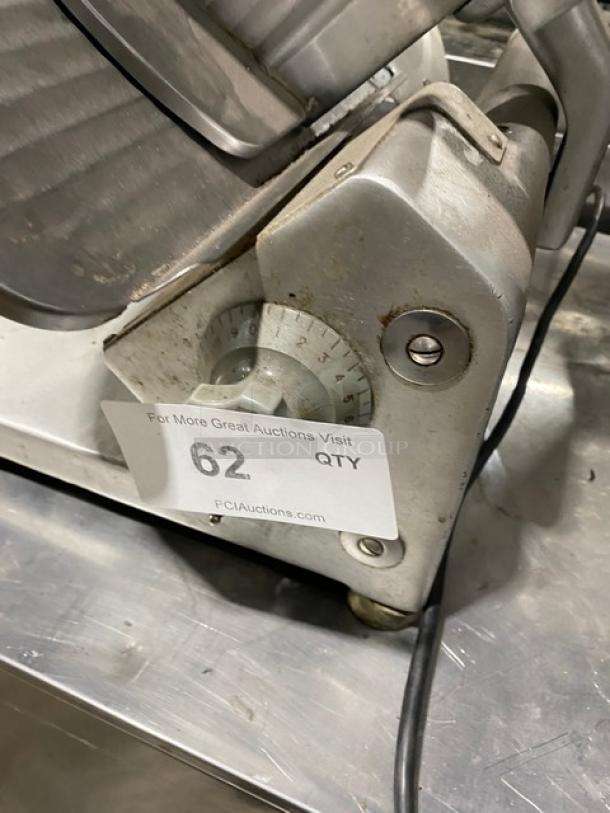 Fleetwood Commercial Heavy-Duty Electric Powered Countertop Deli Meat Slicer! On Legs! - Image 5 of 7