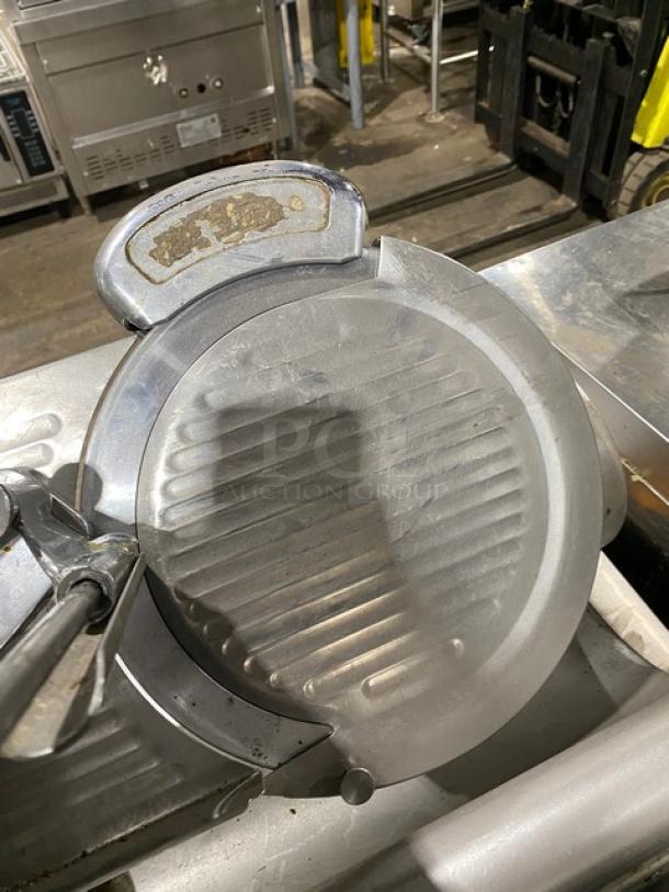 Fleetwood Commercial Heavy-Duty Electric Powered Countertop Deli Meat Slicer! On Legs! - Image 6 of 7