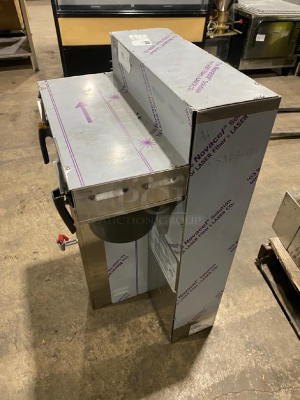 Fetco Commercial Stainless Steel Electric Powered Countertop Twin Automatic Coffee Brewer! With Hot Water Dispenser! Model: CBS-52H20 SN: 6403381590! 120/208/240V 3 Phase! - Image 2 of 6