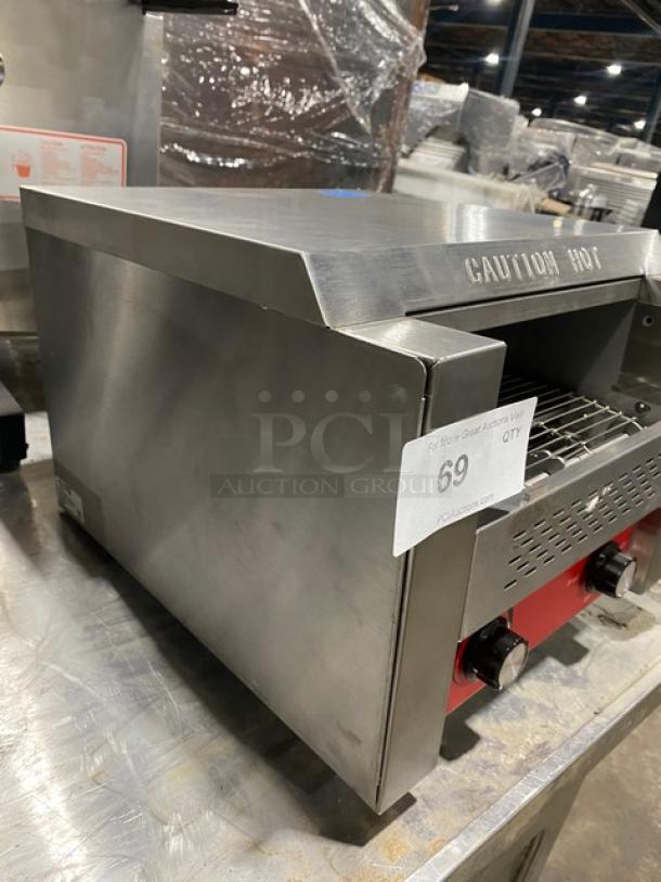 Avantco Commercial Stainless Steel Electric Powered Countertop 10" Wide Conveyor Toaster! With 3" Opening! Model: T140 SN: 32090617T140! 120V! - Image 2 of 8