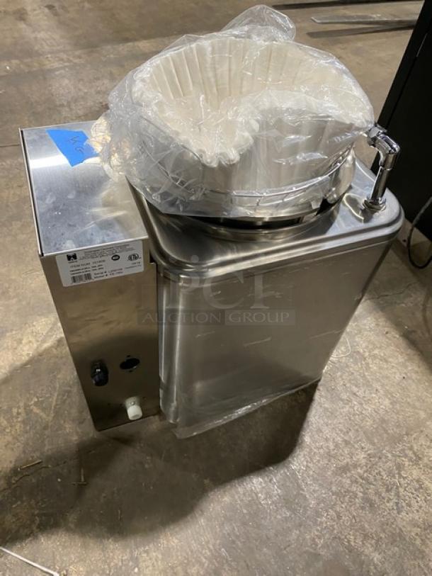 GrindMaster Cecilware Commercial Stainless Steel Electric Powered Countertop Single Automatic 3-Gal Coffee Urn! Model: FE75-N SN: L259108! 120/208V 3 Phase! - Image 4 of 9