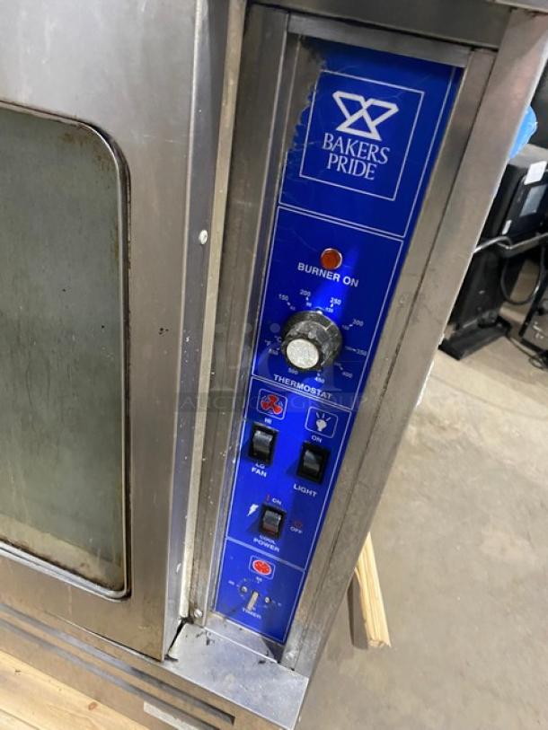 Bakers Pride Commercial Stainless Steel Electric Powered Single Stack Convection Oven! With Wire Oven Rack! With Casters! - Image 7 of 8