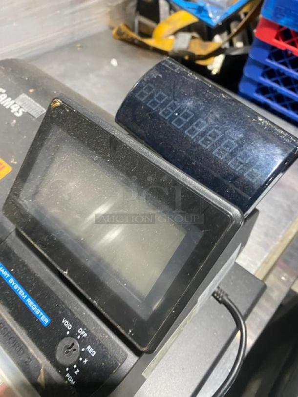 Sam4s Commercial Black Electric Powered Countertop Food Service Cash Register! With Cash Drawer! Model: SPS-320 SN: 1106270040! 120V 1 Phase! - Image 7 of 9