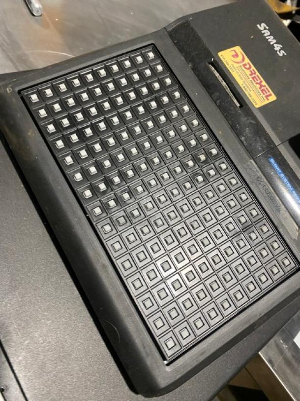 Sam4s Commercial Black Electric Powered Countertop Food Service Cash Register! With Cash Drawer! Model: SPS-320 SN: 1106270012! 120V 1 Phase! - Image 6 of 9