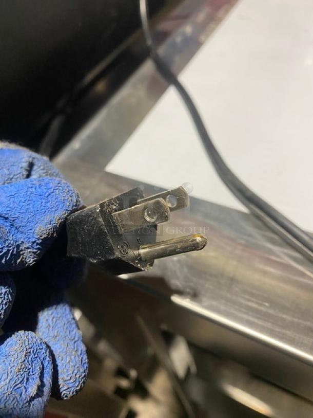 Sam4s Commercial Black Electric Powered Countertop Food Service Cash Register! With Cash Drawer! Model: SPS-320 SN: 1106270012! 120V 1 Phase! - Image 9 of 9