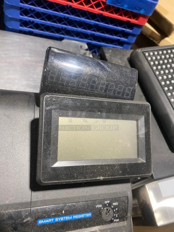 Sam4s Commercial Black Electric Powered Countertop Food Service Cash Register! With Cash Drawer! Model: SPS-320 SN: 1107270087! 120V 1 Phase! - Image 7 of 9