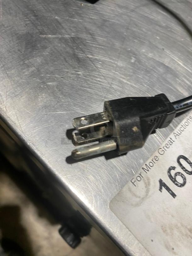 Sam4s Commercial Black Electric Powered Countertop Food Service Cash Register! With Cash Drawer! Model: SPS-320 SN: 1106270008! 120V 1 Phase! - Image 9 of 9