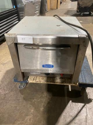 PizzAzzip By Harvic Mfg. Commercial Stainless Steel Electric Powered Countertop Single Superior Pizza Deck Oven!