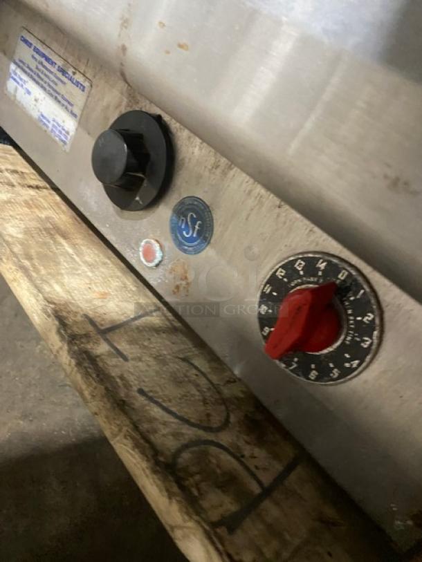 PizzAzzip By Harvic Mfg. Commercial Stainless Steel Electric Powered Countertop Single Superior Pizza Deck Oven! - Image 5 of 7