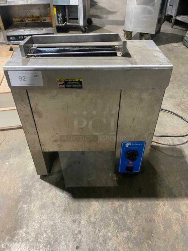 Antunes Commercial Stainless Steel Electric Powered Countertop High-Performance Vertical Contact Toaster! With Double-Sided Toasting! Model: VCT-1000CV SN: 17102113! 208-240V 1 Phase! On Legs! - Image 1 of 9