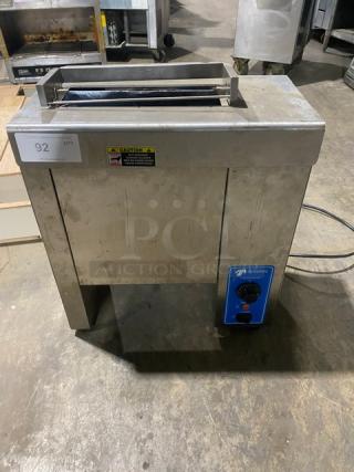 Antunes Commercial Stainless Steel Electric Powered Countertop High-Performance Vertical Contact Toaster! With Double-Sided Toasting! Model: VCT-1000CV SN: 17102113! 208-240V 1 Phase! On Legs!