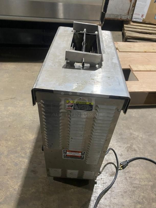 Antunes Commercial Stainless Steel Electric Powered Countertop High-Performance Vertical Contact Toaster! With Double-Sided Toasting! Model: VCT-1000CV SN: 17102113! 208-240V 1 Phase! On Legs! - Image 3 of 9