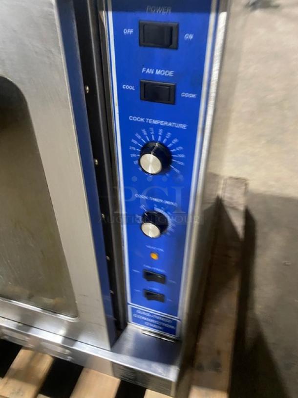 Cook-Rite By Atosa Commercial Stainless Steel Natural Gas Powered Single Stack Convection Oven! With Thermostatic Controls! With Wire Oven Racks! Model: ATCO-513NB SN: ATCO-513NBAUS100323061600C40156! 115V 1 Phase! - Image 6 of 8