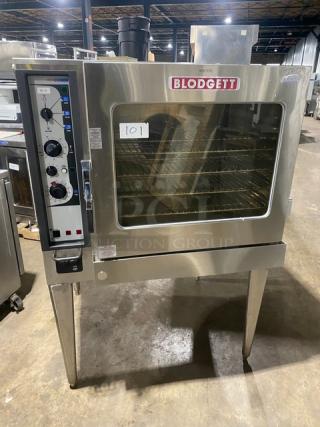 Blodgett Commercial Stainless Steel Electric Powered Single Stack Combi-Oven/Steamer! With Wire Oven Racks! Model: BC14E/AB SN: 070203.1H060S! 208V 3 Phase! On Legs!