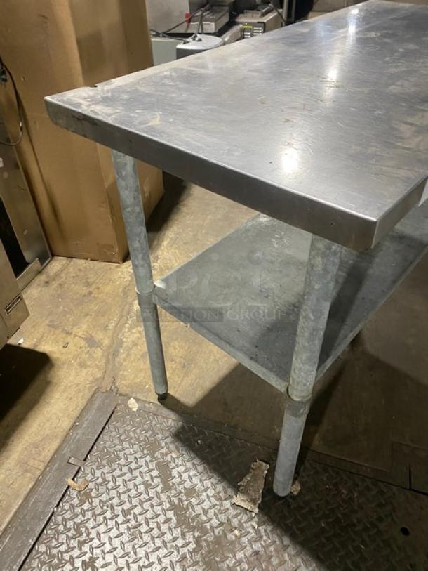 Commercial Stainless Steel Worktop Table! With Single Undershelf! On Legs! - Image 2 of 6