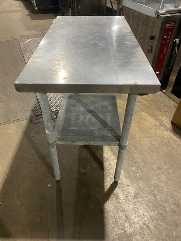 Commercial Stainless Steel Worktop Table! With Single Undershelf! On Legs! - Image 3 of 6