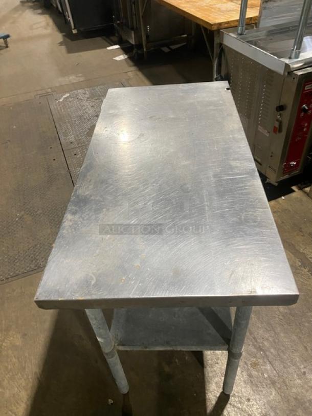 Commercial Stainless Steel Worktop Table! With Single Undershelf! On Legs! - Image 5 of 6
