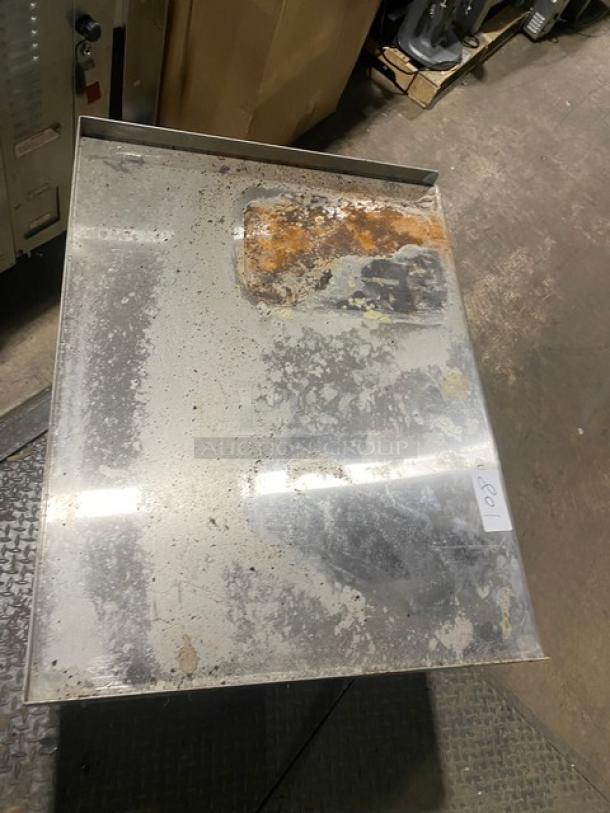 Hally Commercial Stainless Steel Worktop Equipment Stand! With Back & Side Risers! With Single Undershelf! Model: EQ2836! On Legs! - Image 5 of 8