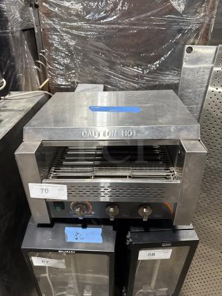 AvaToast Commercial Stainless Steel Electric Powered Countertop Conveyor Toaster! With 3" Opening! Model: TT-450-208 SN: 33327184T3600B! 208V!
