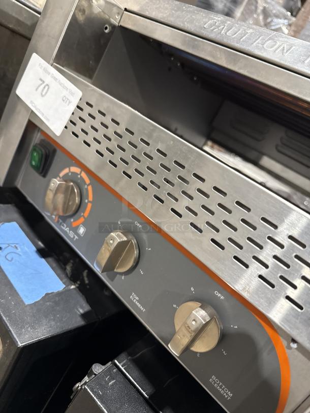 AvaToast Commercial Stainless Steel Electric Powered Countertop Conveyor Toaster! With 3" Opening! Model: TT-450-208 SN: 33327184T3600B! 208V! - Image 5 of 7