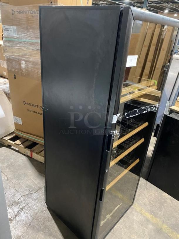 EuroCave Commercial Black Single Glass Door Refrigerated Wine Cellar/Cabinet! Model: 283V2 SN: 1075384! 115V! - Image 2 of 10