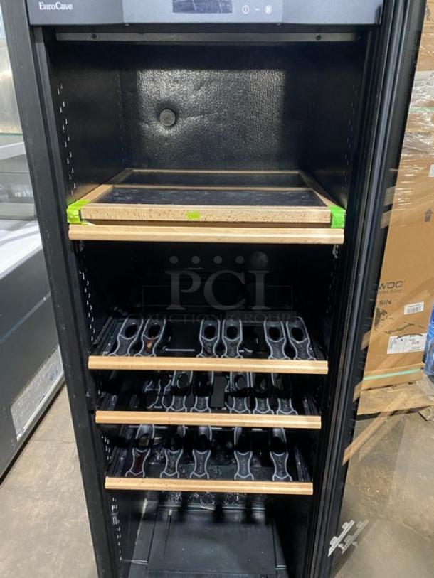 EuroCave Commercial Black Single Glass Door Refrigerated Wine Cellar/Cabinet! Model: 283V2 SN: 1075384! 115V! - Image 5 of 10
