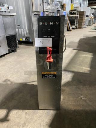 Bunn Commercial Stainless Steel Electric Powered Countertop Hot Water Dispenser! Model: H5X-40-208 SN: HX00059434! 208V 1 Phase!