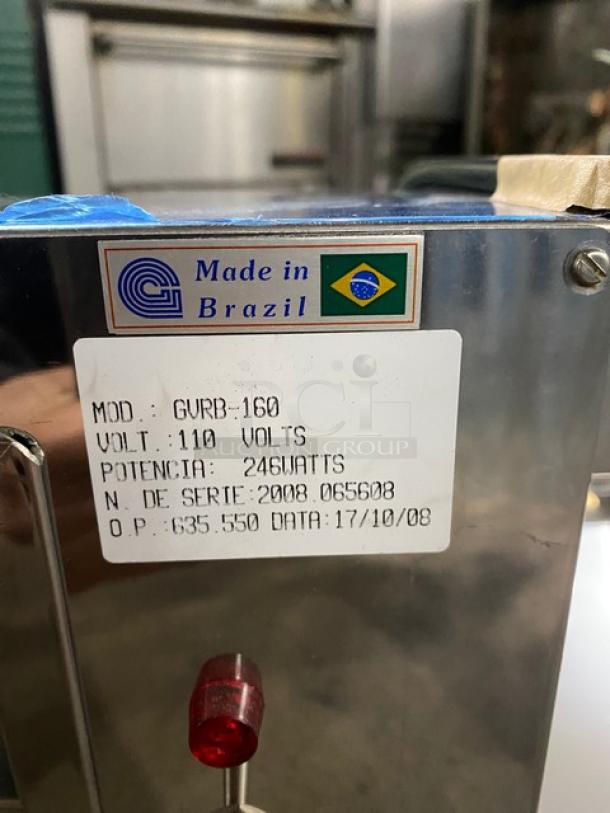 NEW! NEVER USED! Diamond Commercial Stainless Steel Curved Glass Refrigerated 63" Sushi Display Case! With Rear Sliding Doors! Model: GVRB-160 SN: 2008.065608! 110V 1 Phase! - Image 8 of 9