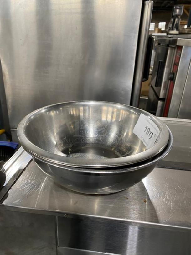 Commercial Stainless Steel Mixing/Prep Bowls! 3X Your Bid! - Image 2 of 7
