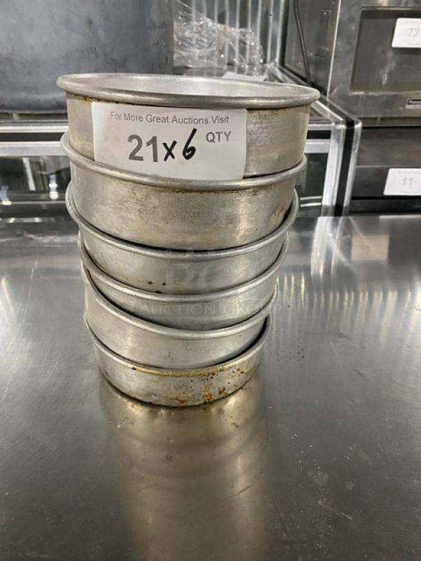 Commercial Round Cake Pans! 6X Your Bid! - Image 1 of 7