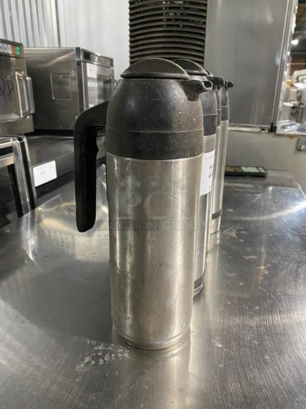 Commercial Stainless Steel Milk/Cream Carafes! 4X Your Bid! - Image 4 of 7